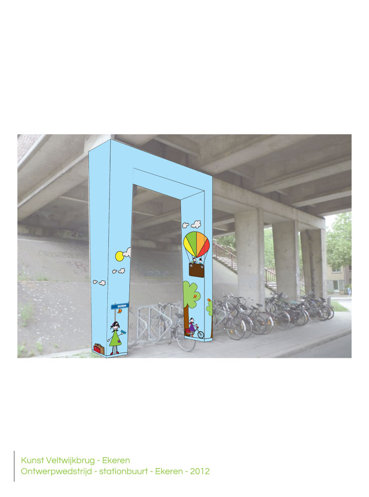 Kunst onder de Veltwijckbrug - Ekeren